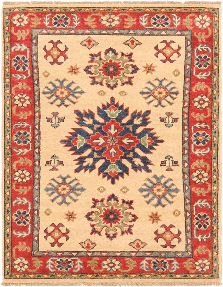 Detail image of 2' 8 x 4' 1 Hand Knotted Kazak Rug
