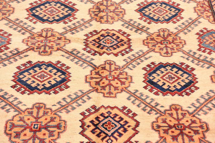 Detail image of 5' 7 x 8' 3 Hand Knotted Kazak Oriental Rug