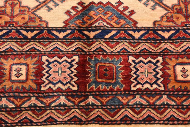Detail image of 5' 7 x 8' 3 Hand Knotted Kazak Oriental Rug