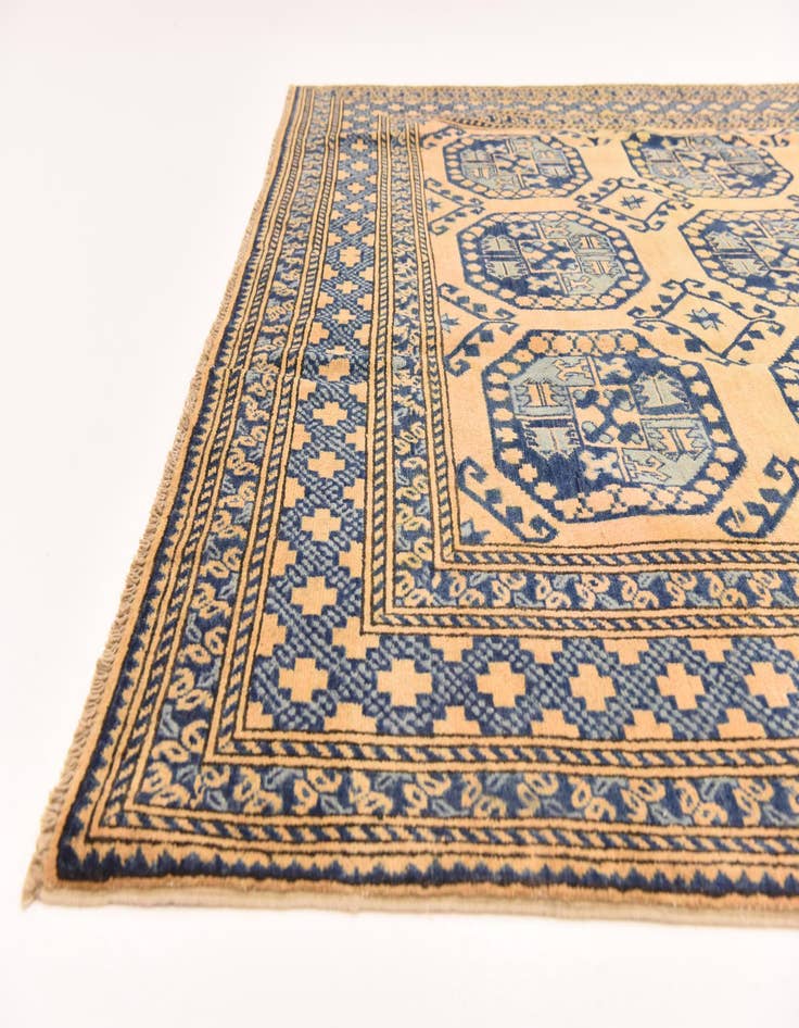 Detail image of 6' 6 x 10'  Hand Knotted Kazak Rug