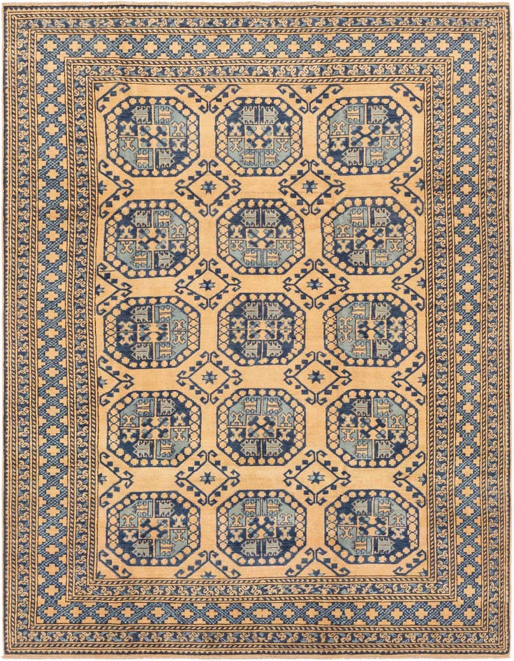 Detail image of 6' 6 x 10' Hand Knotted Kazak Rug