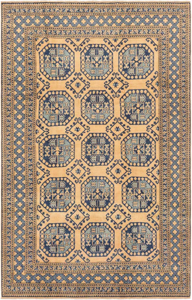 6' 6 x 10' Hand Knotted Kazak Rug