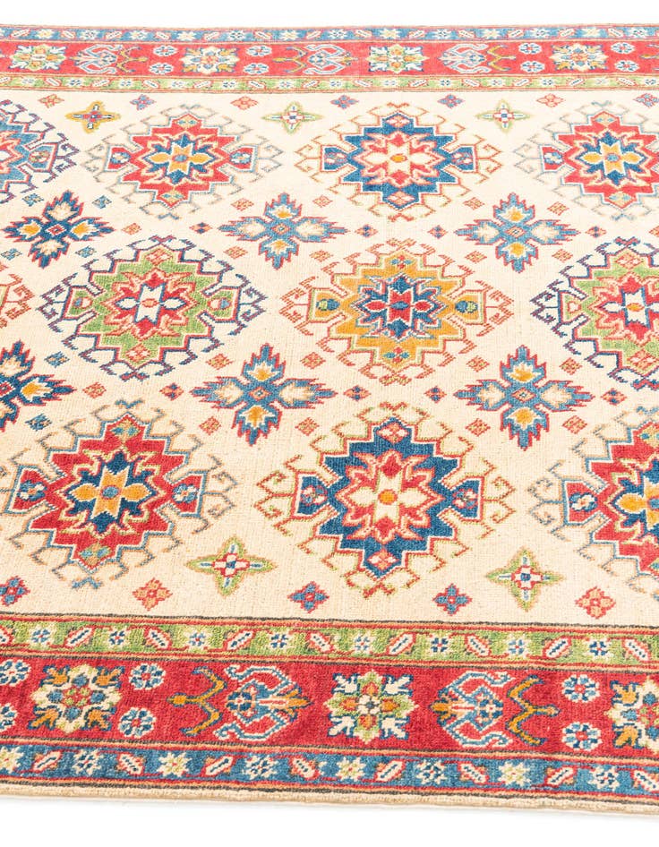 Detail image of 5' x 6' 7 Hand Knotted Kazak Rug