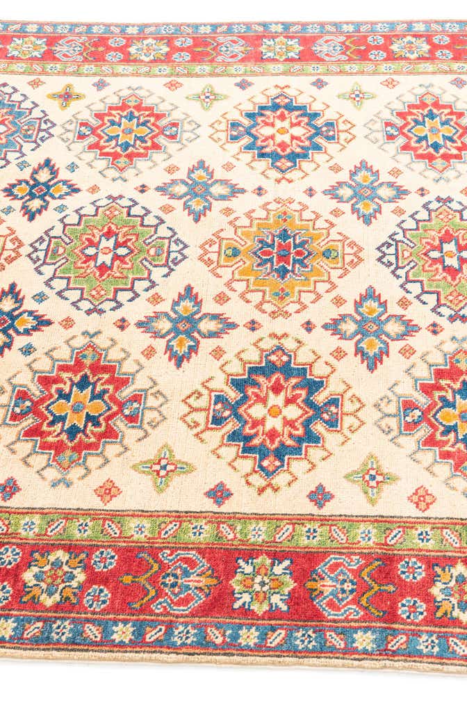 5' x 6' 7 Hand Knotted Kazak Rug