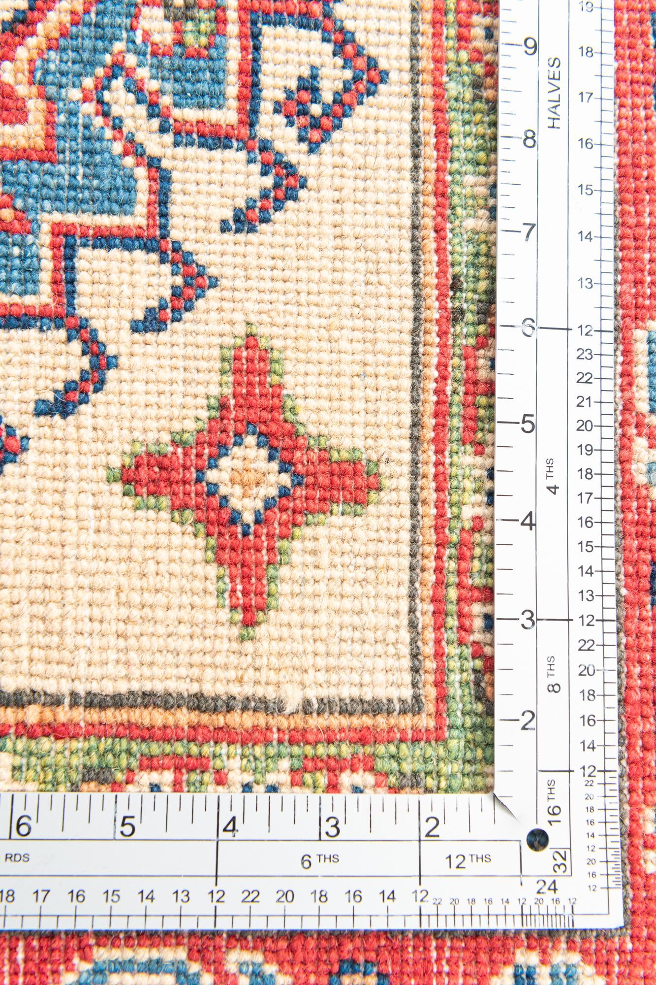 5' x 6' 7 Hand Knotted Kazak Rug