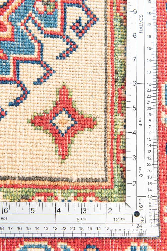 5' x 6' 7 Hand Knotted Kazak Rug