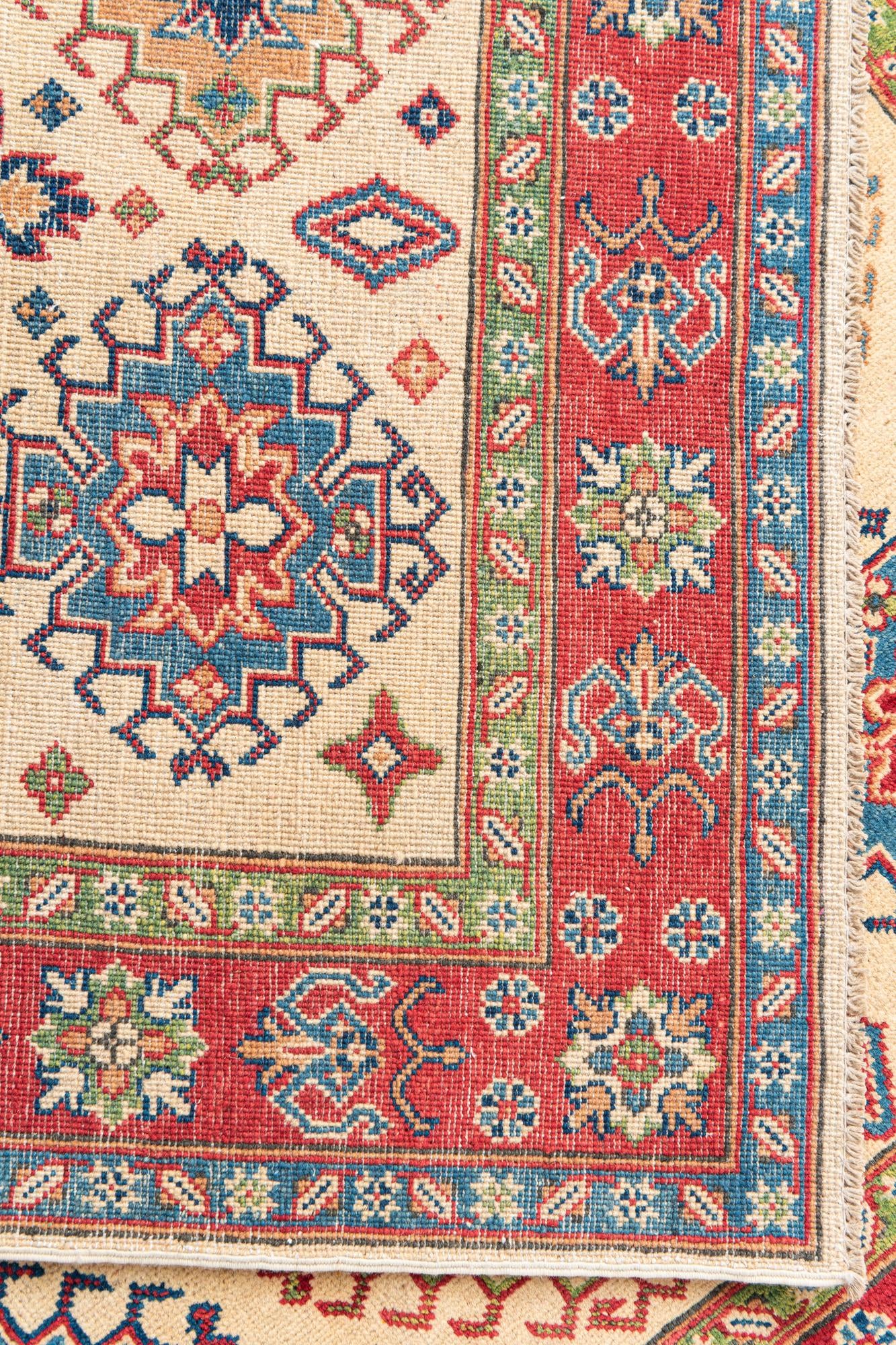 5' x 6' 7 Hand Knotted Kazak Rug