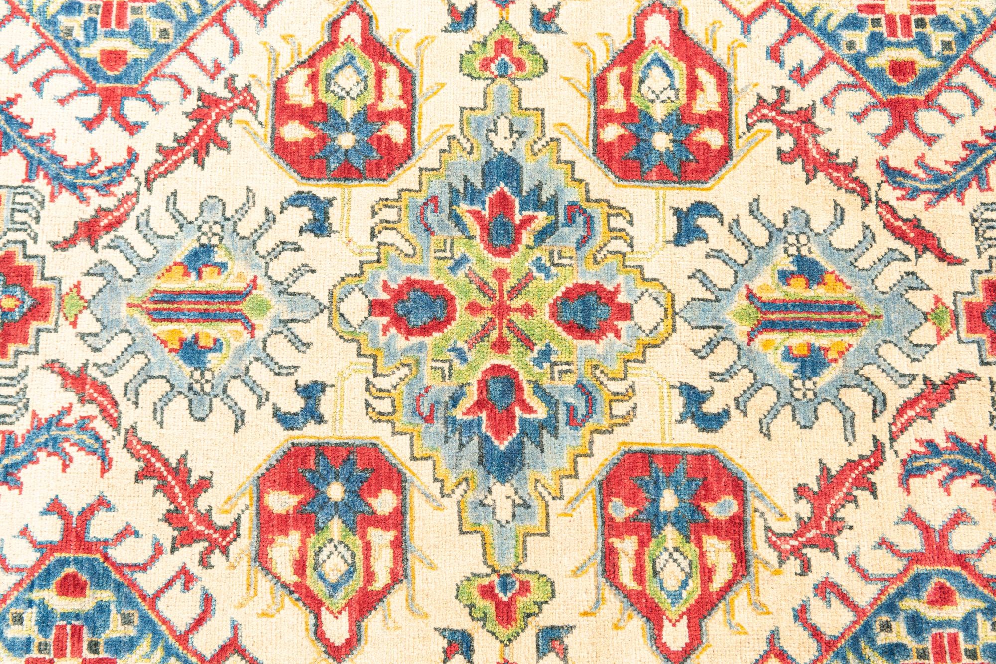 5' x 6' 8 Hand Knotted Kazak Rug
