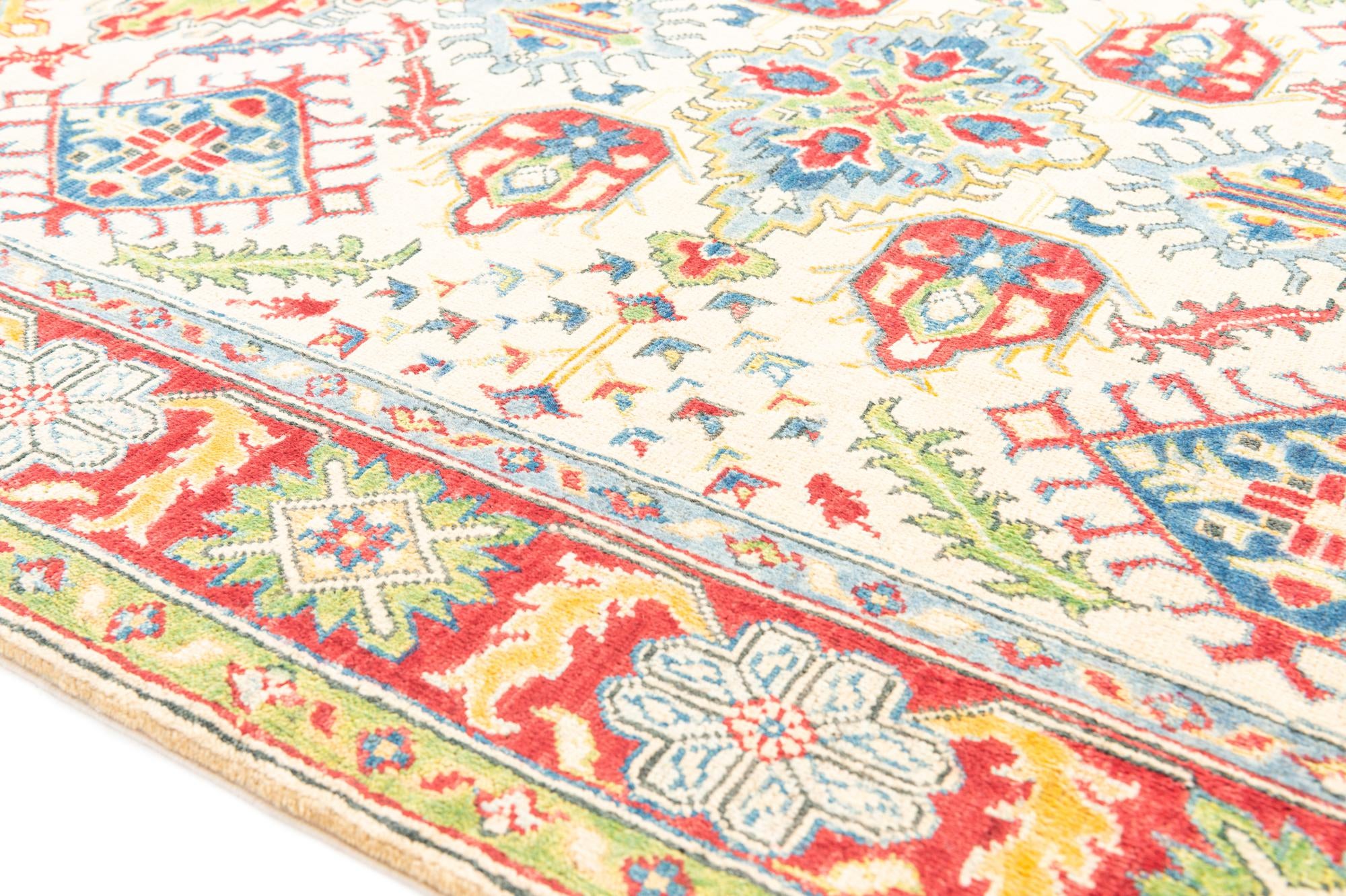 5' x 6' 8 Hand Knotted Kazak Rug