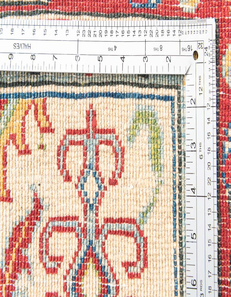 Detail image of 5' x 6' 8  Hand Knotted Kazak Rug