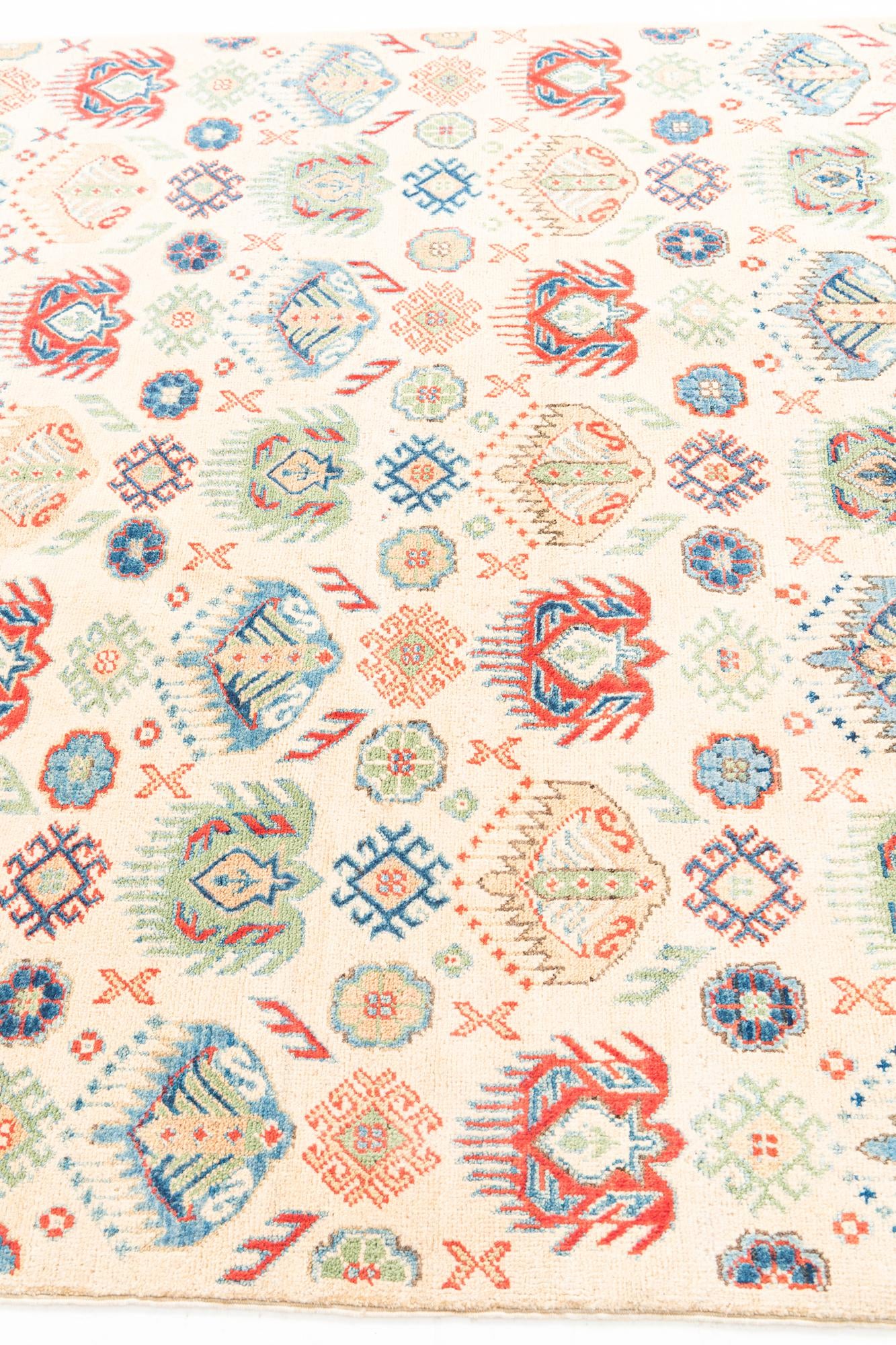 5' 2 x 7' 10 Hand Knotted Kazak Rug