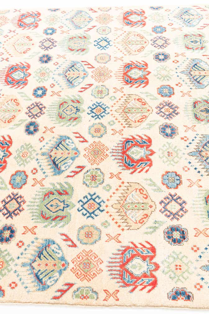 5' 2 x 7' 10 Hand Knotted Kazak Rug