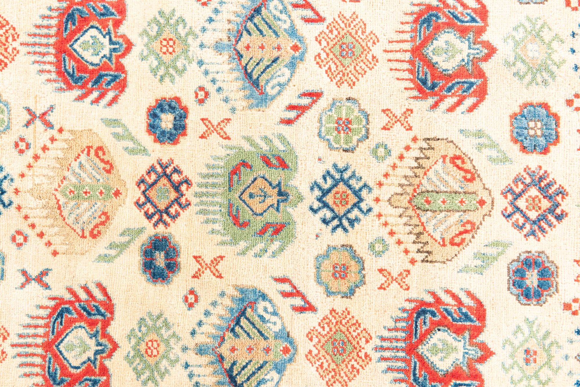 5' 2 x 7' 10 Hand Knotted Kazak Rug