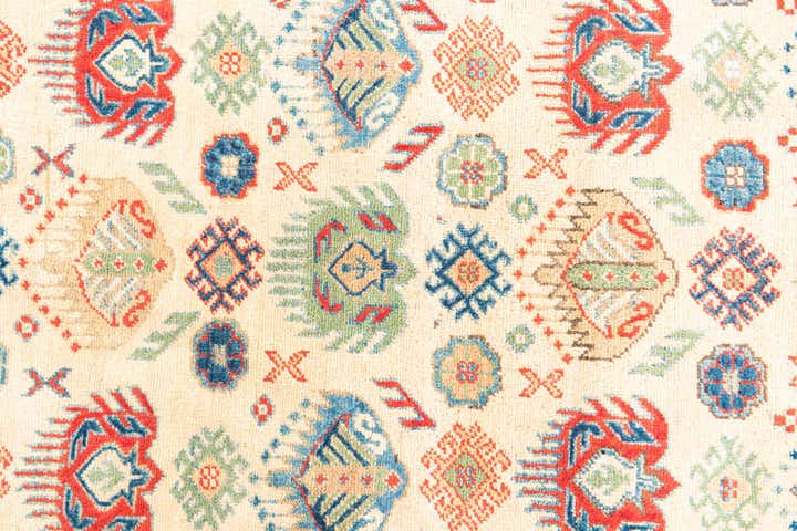 5' 2 x 7' 10 Hand Knotted Kazak Rug