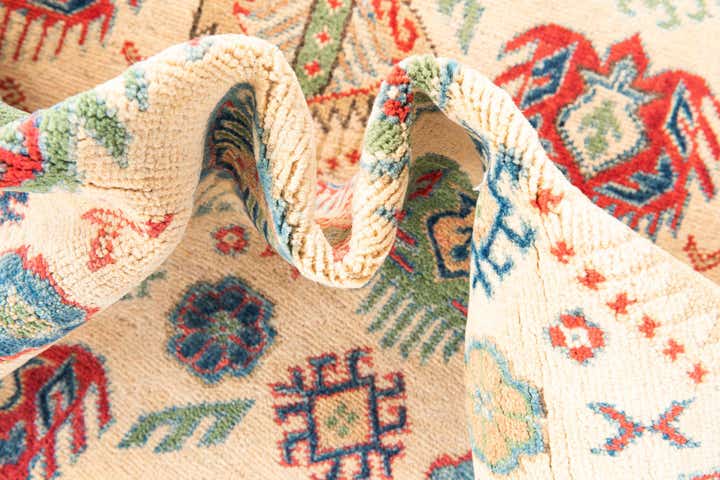 5' 2 x 7' 10 Hand Knotted Kazak Rug