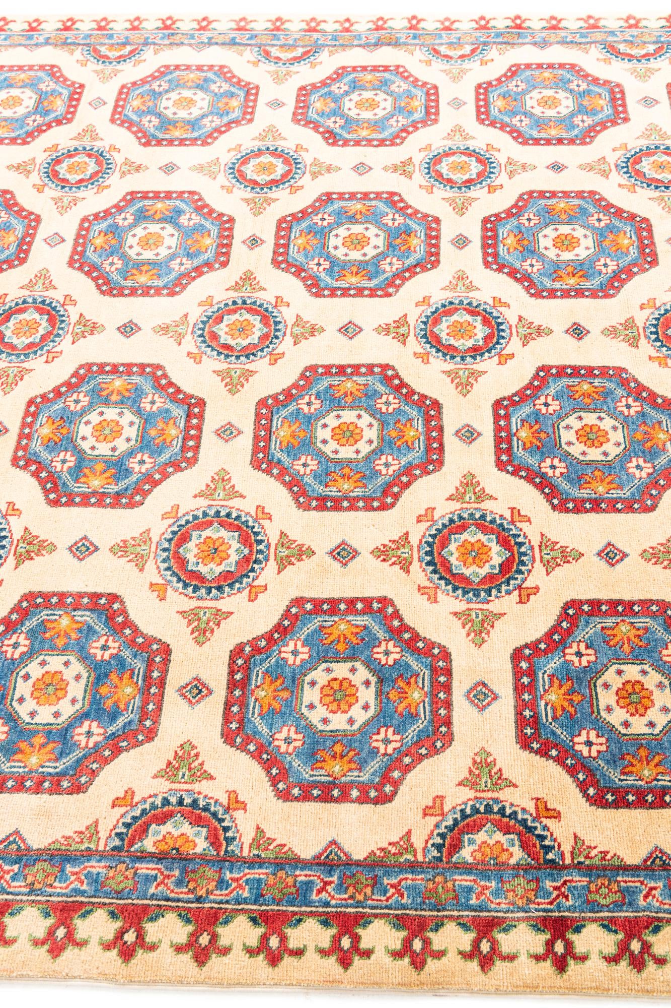 6' 6 x 9' 5 Hand Knotted Kazak Rug