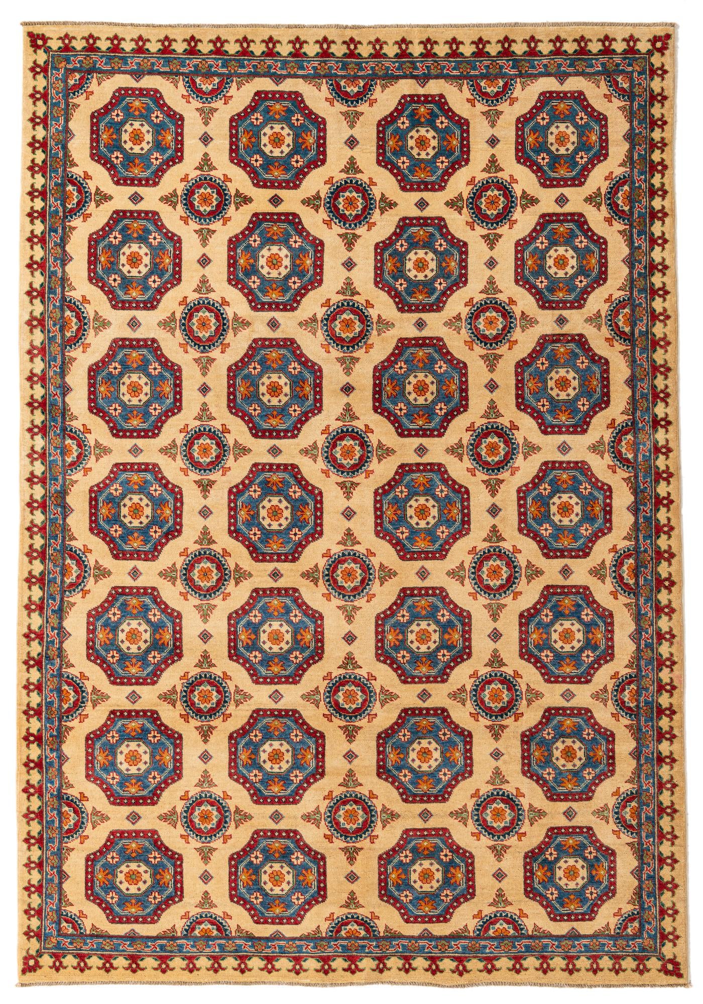 6' 6 x 9' 5 Hand Knotted Kazak Rug