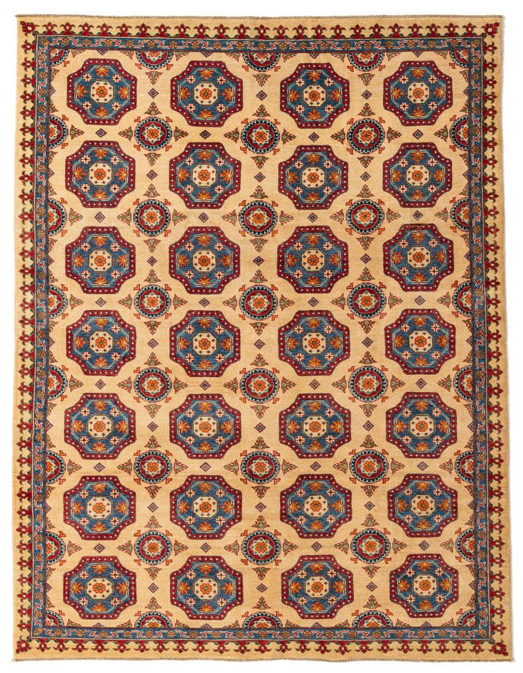 Detail image of 6' 6 x 9' 5 Hand Knotted Kazak Rug