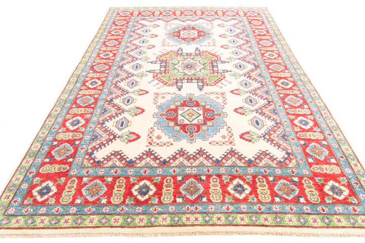 6' 6 x 9' 10 Hand Knotted Kazak Rug