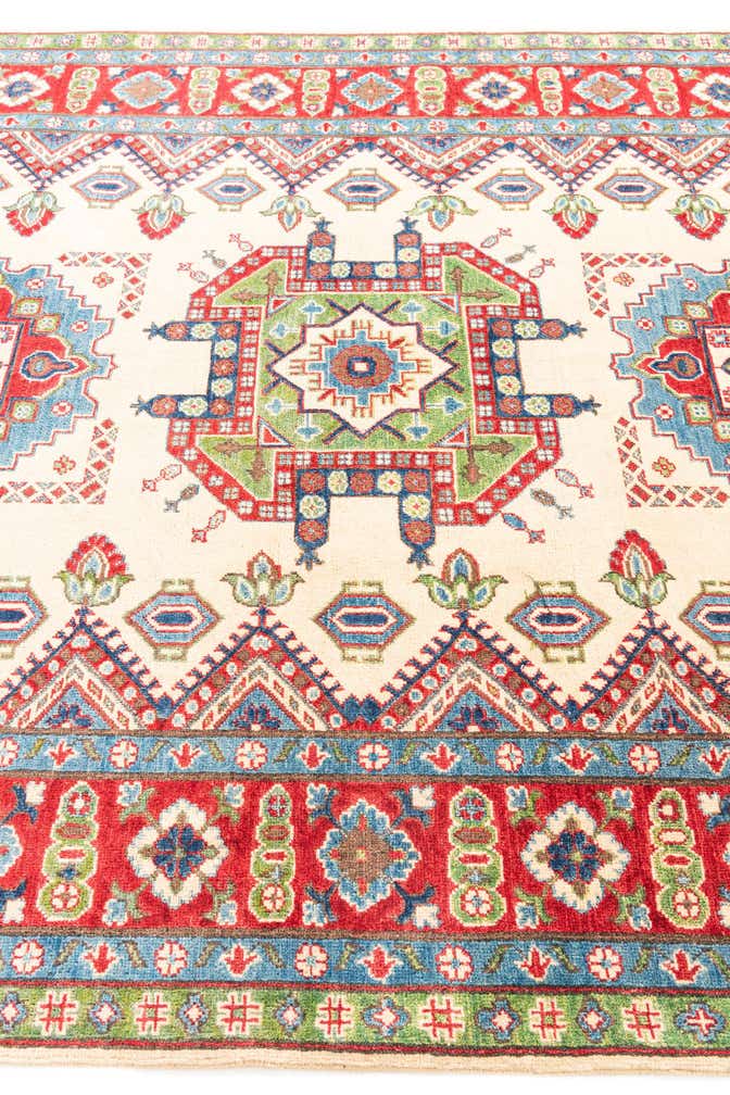 6' 6 x 9' 10 Hand Knotted Kazak Rug