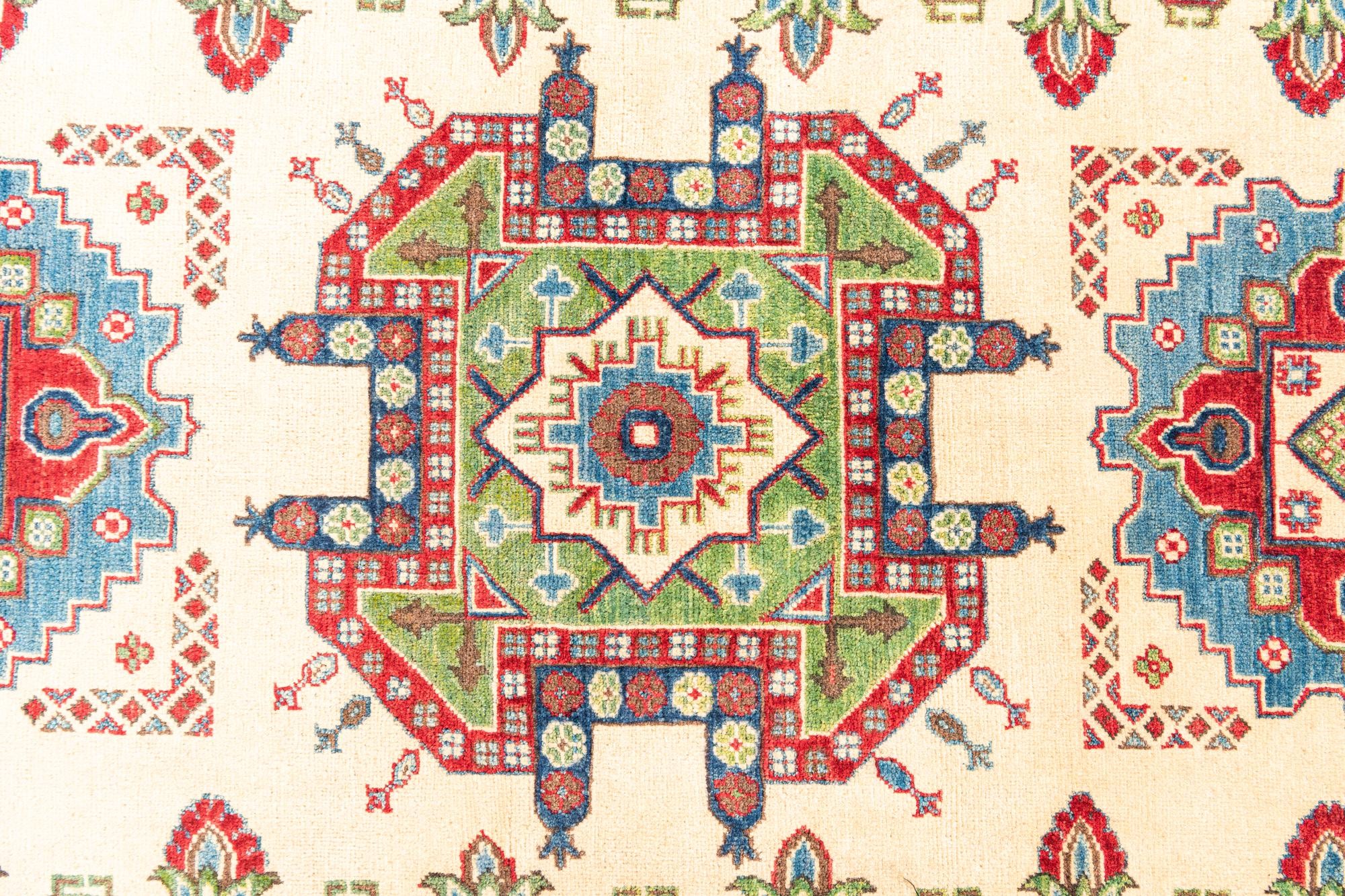6' 6 x 9' 10 Hand Knotted Kazak Rug