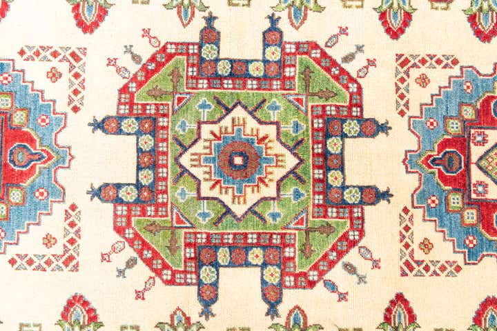 6' 6 x 9' 10 Hand Knotted Kazak Rug