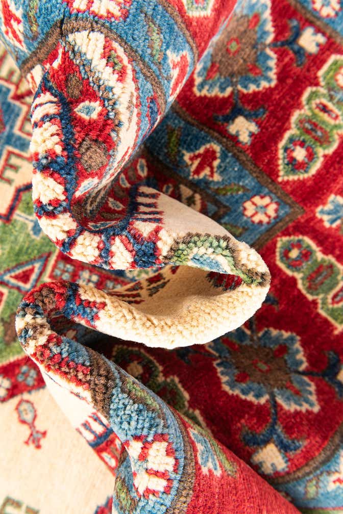 6' 6 x 9' 10 Hand Knotted Kazak Rug