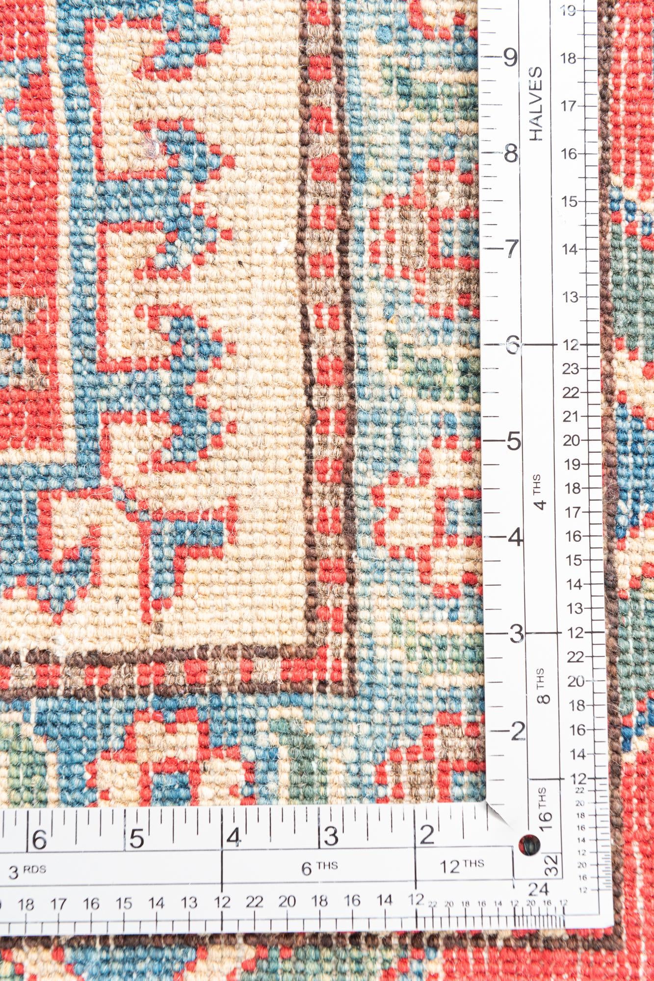 6' x 9' 1 Hand Knotted Kazak Rug