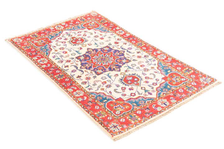 2' 6 x 4' 3 Hand Knotted Kazak Rug