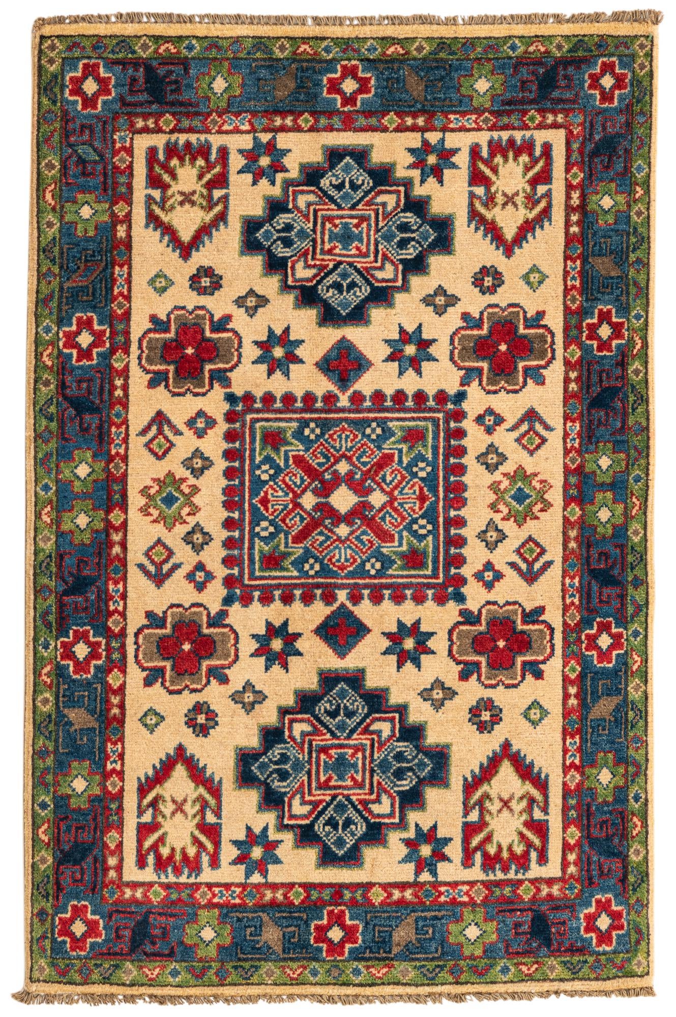 2' 8 x 4' 2 Hand Knotted Kazak Rug