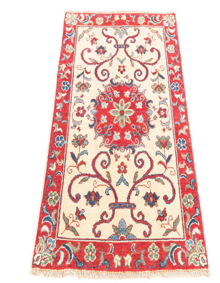 Detail image of 2' 9 x 4'  Hand Knotted Kazak Rug