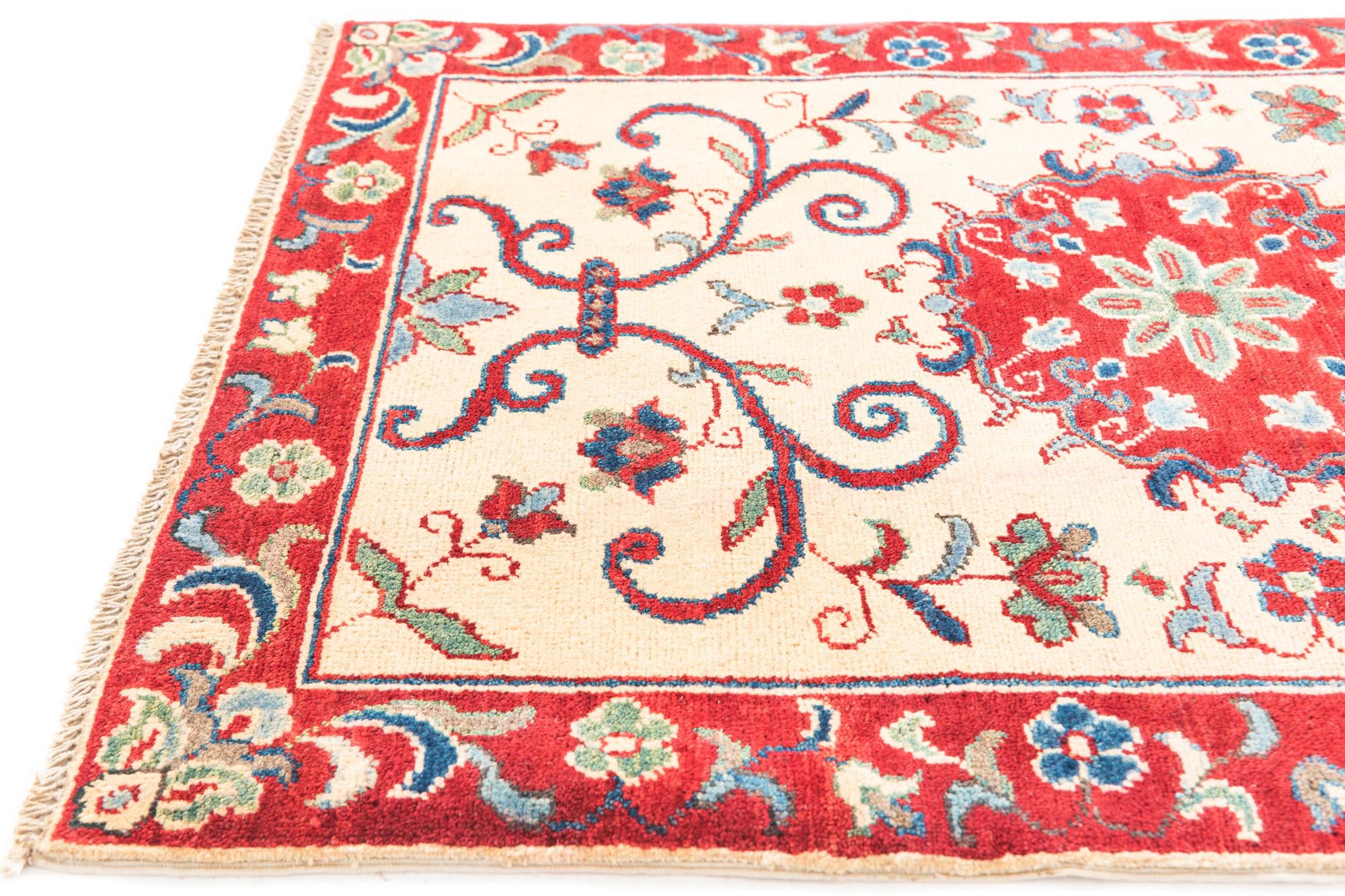 2' 9 x 4' Hand Knotted Kazak Rug