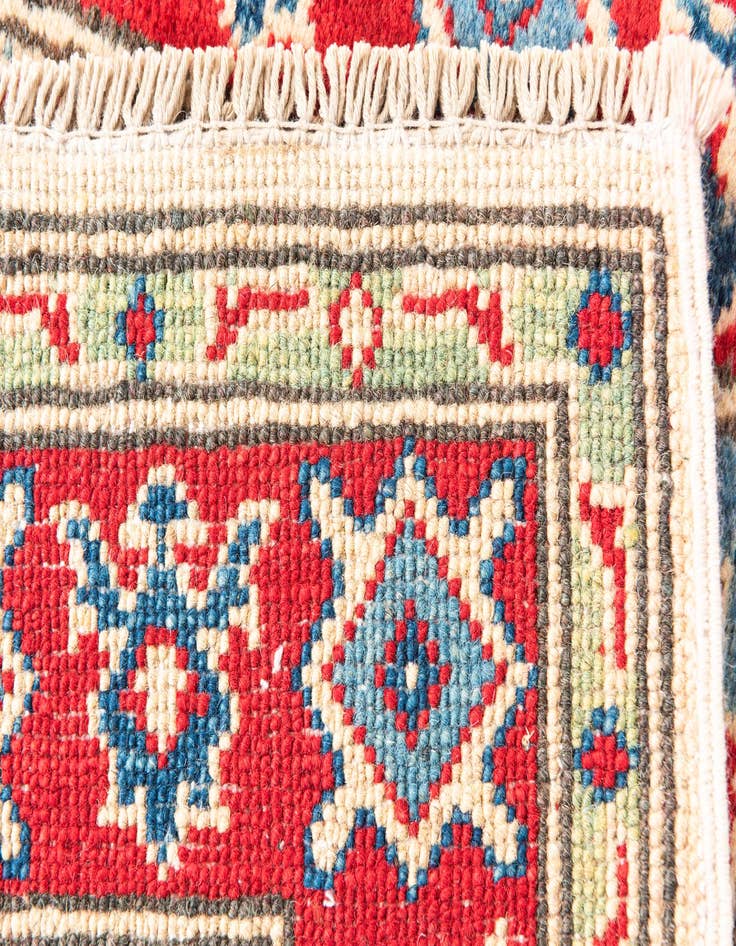 Detail image of 2' 8 x 4' 2  Hand Knotted Kazak Rug