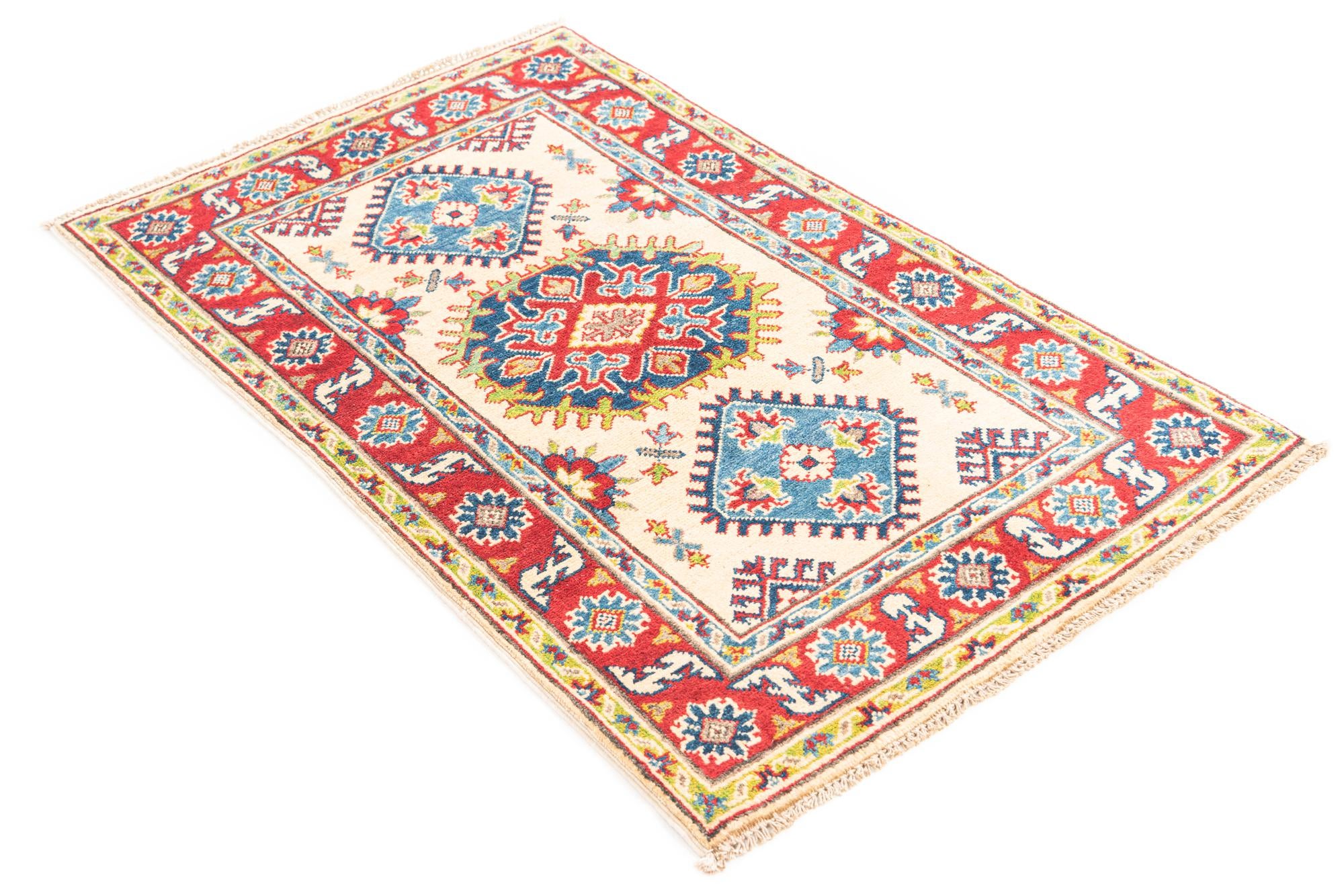 2' 7 x 4' 3 Hand Knotted Kazak Rug