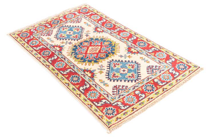 2' 7 x 4' 3 Hand Knotted Kazak Rug