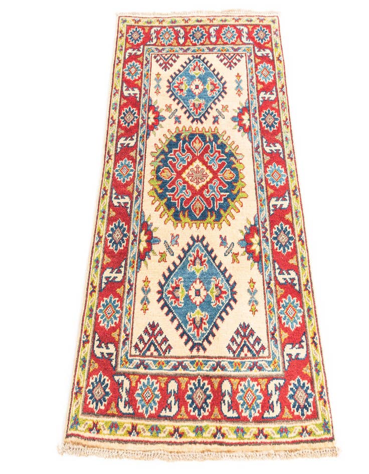 Detail image of 2' 7 x 4' 3  Hand Knotted Kazak Rug