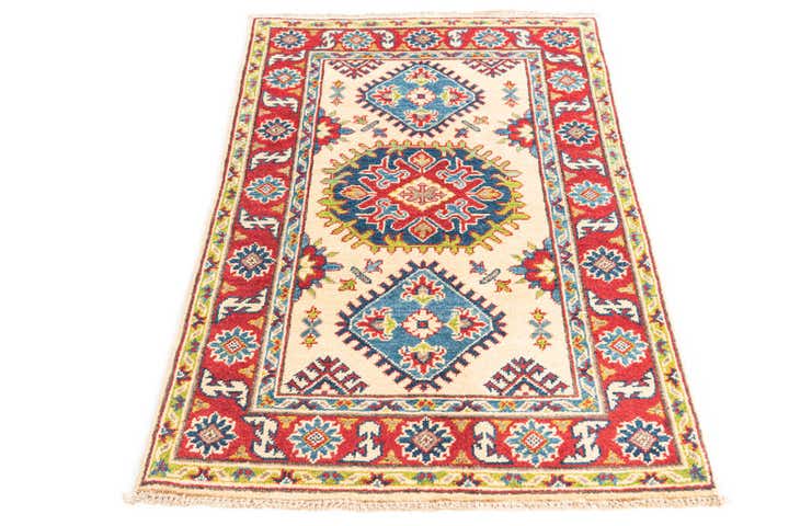 2' 7 x 4' 3 Hand Knotted Kazak Rug