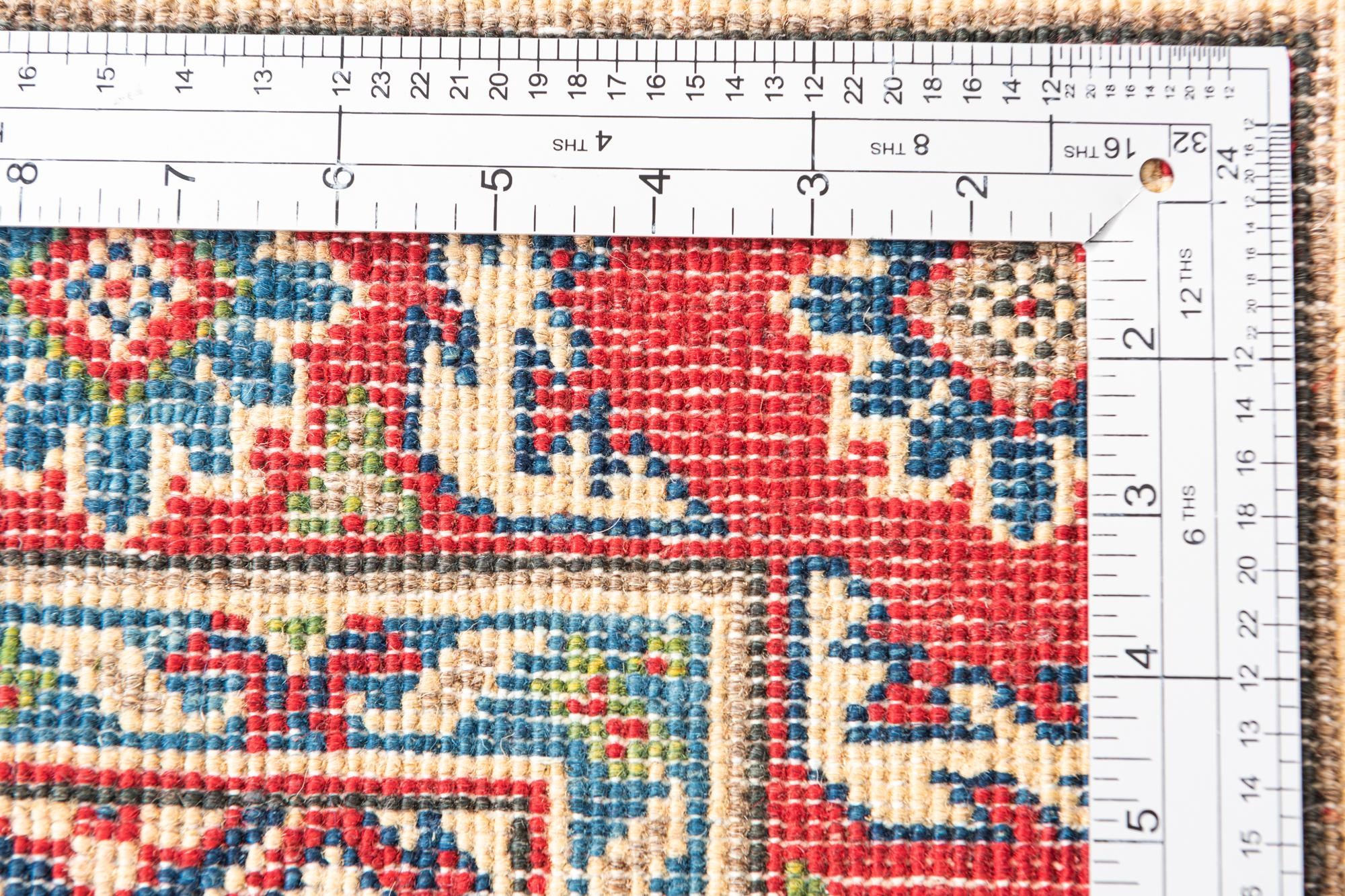 2' 7 x 4' 3 Hand Knotted Kazak Rug