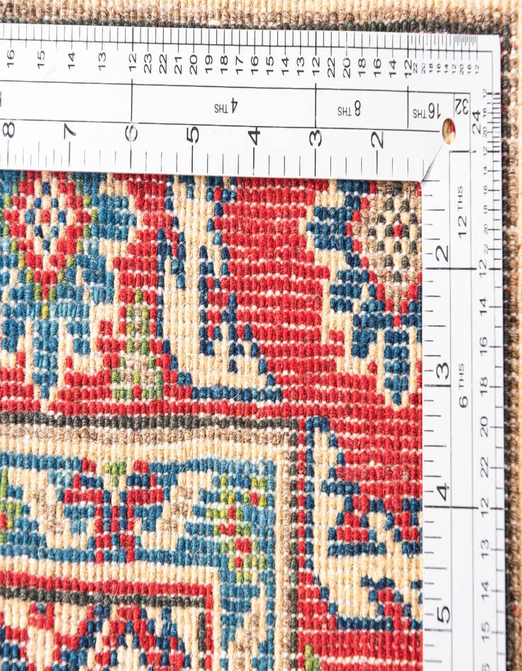 Detail image of 2' 7 x 4' 3  Hand Knotted Kazak Rug