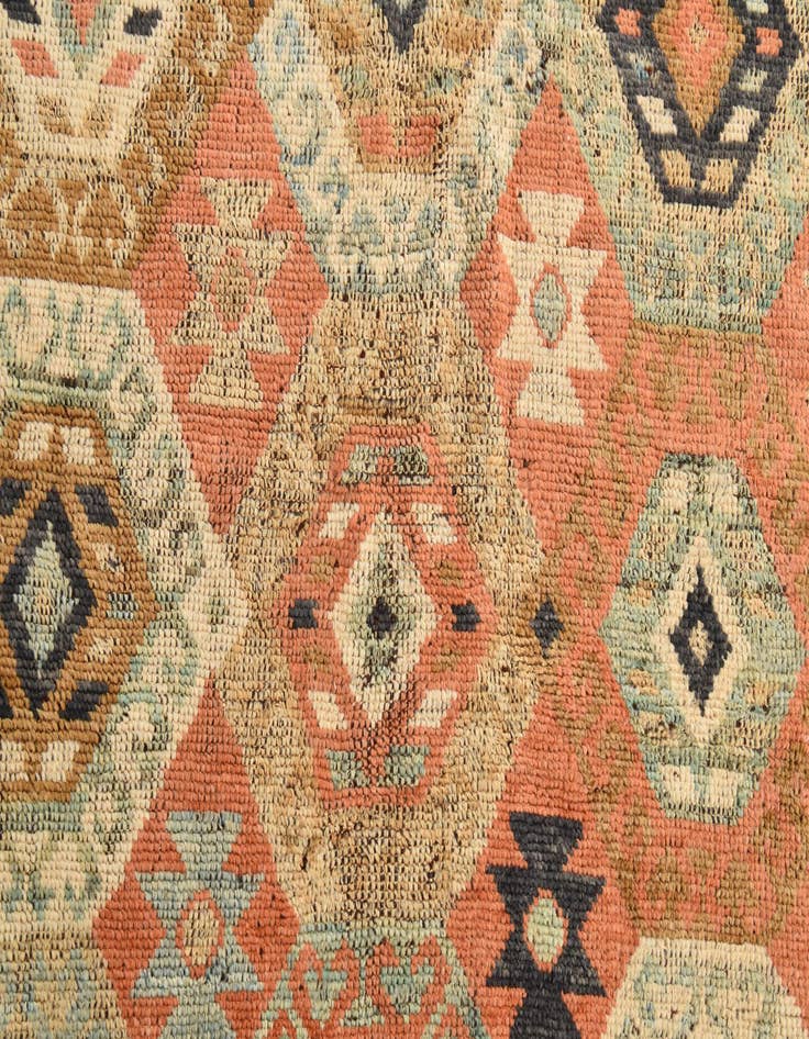 Detail image of 6' 4 x 10'  Hand Knotted Kazak Wool Rug