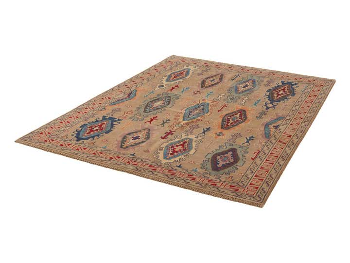5' 6 x 7' 4 Hand Knotted Kazak Rug