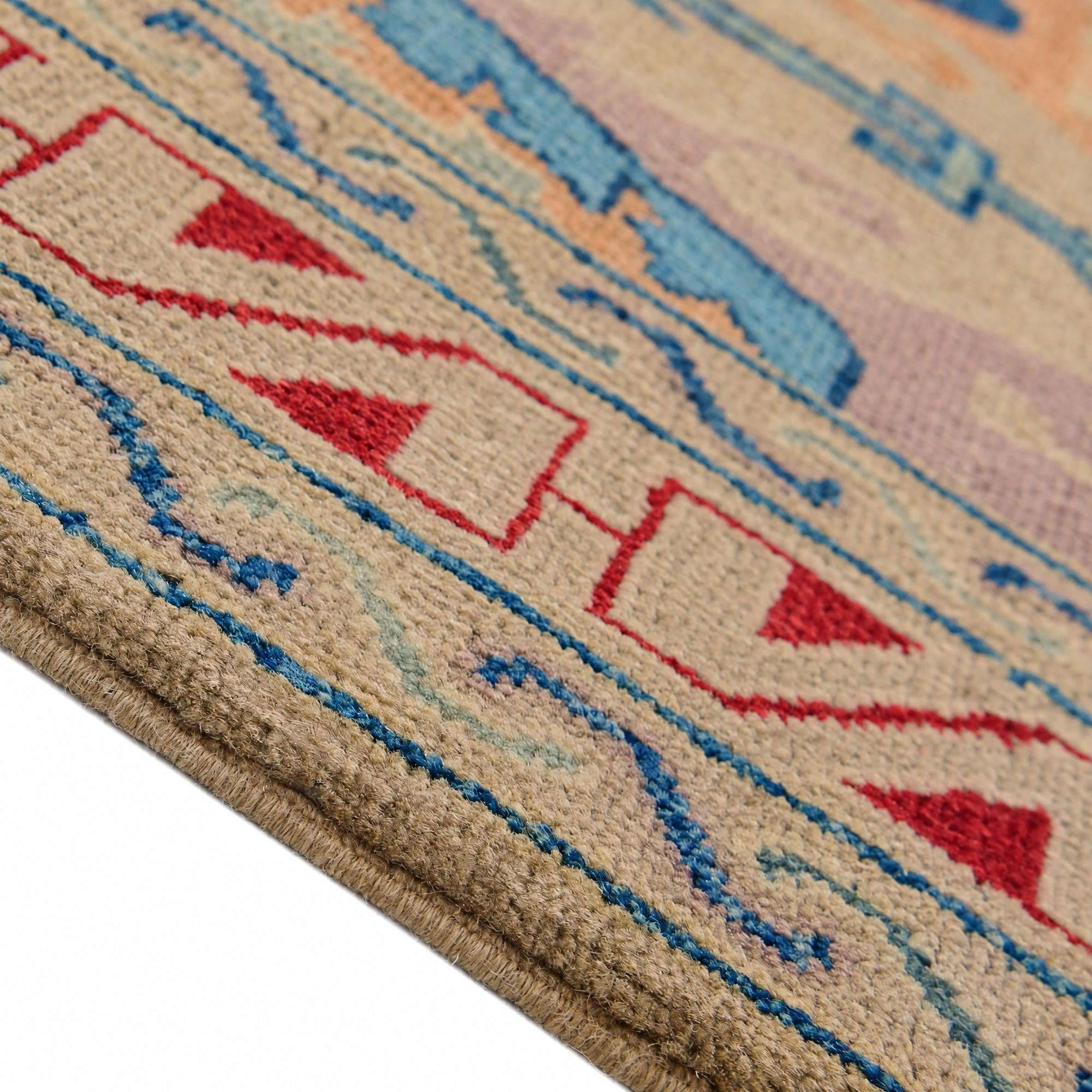 Detail image 8 of 12: 5' 6 x 7' 4 Hand Knotted Kazak Rug