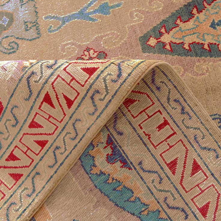 Detail image of 5' 6 x 7' 4 Hand Knotted Kazak Rug