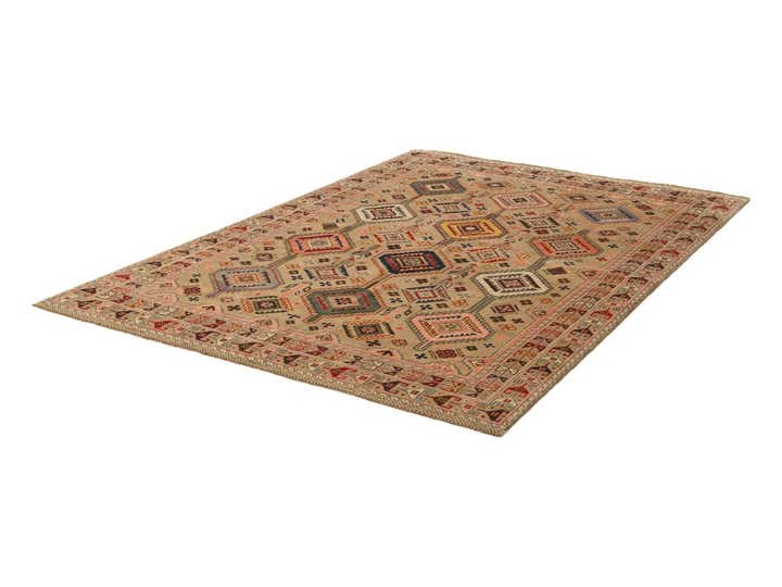 5' 8 x 8' Hand Knotted Kazak Rug
