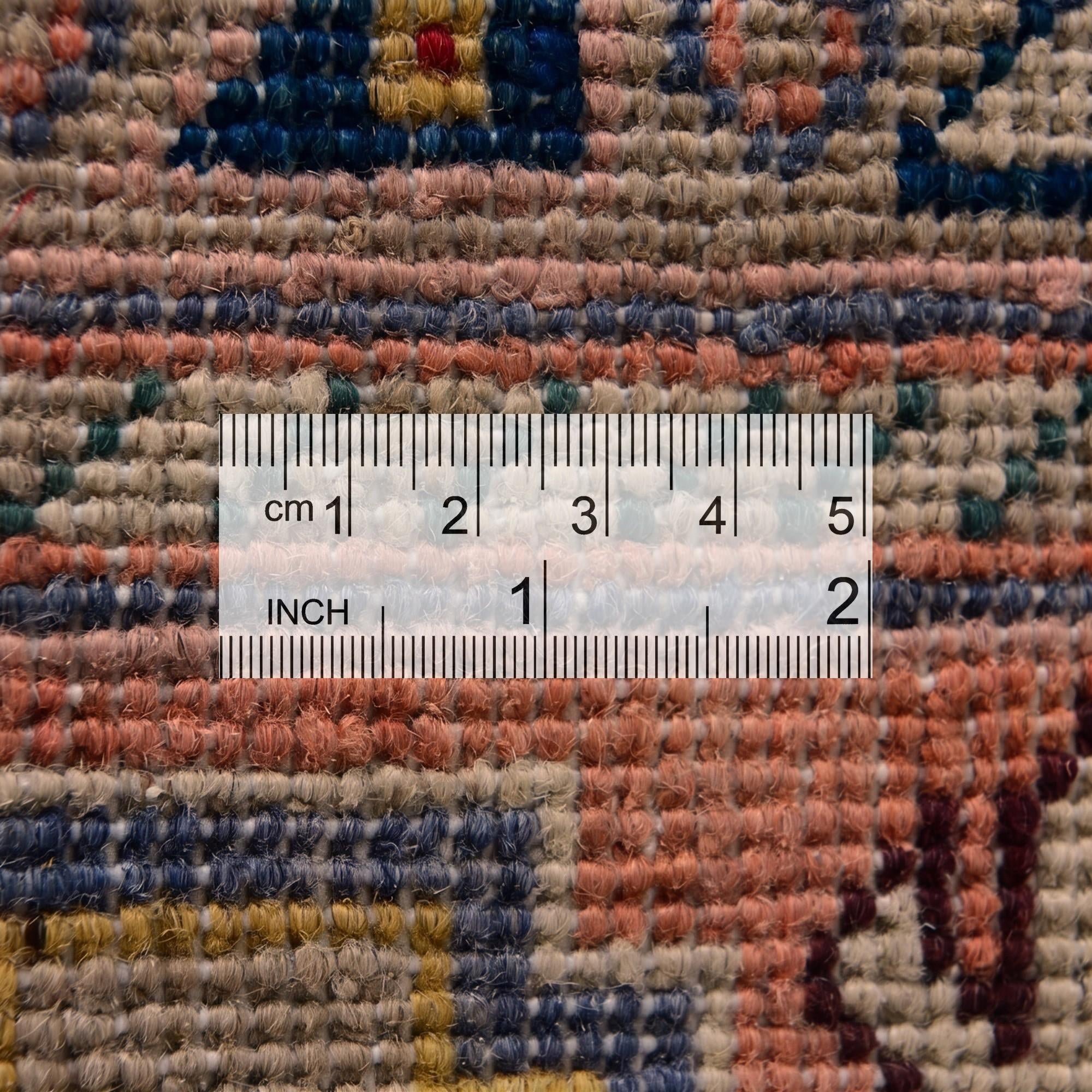 5' 8 x 8' Hand Knotted Kazak Rug