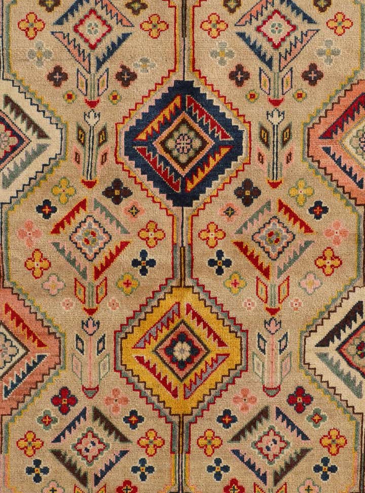5' 8 x 8' Hand Knotted Kazak Rug
