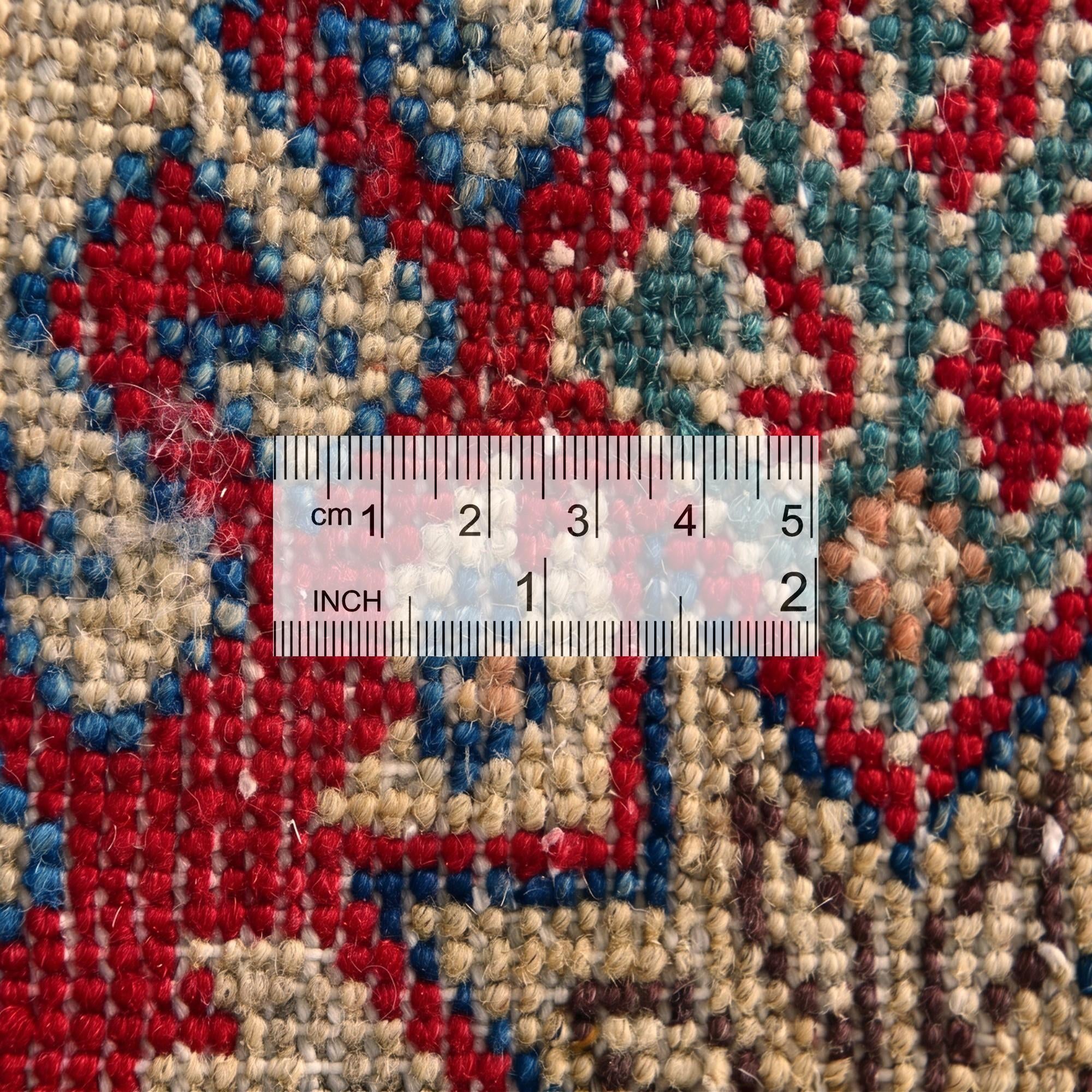 5' 8 x 8' Hand Knotted Kazak Rug