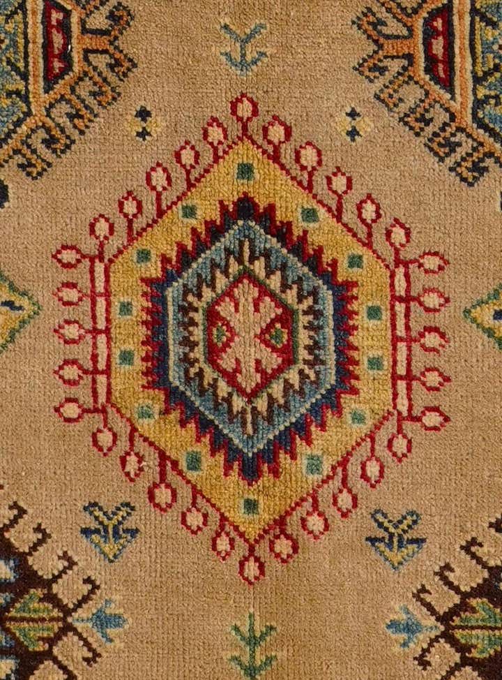 5' 8 x 8' Hand Knotted Kazak Rug