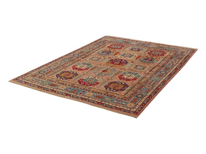 5' 7 x 7' 9 Hand Knotted Kazak Rug