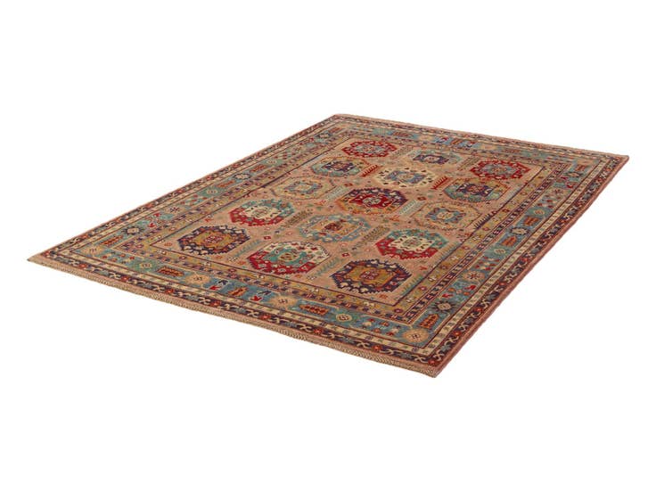 Detail image of 5' 7 x 7' 9 Hand Knotted Kazak Rug